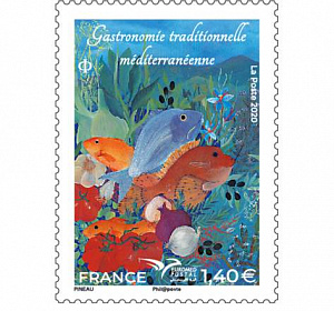Франция, 2021, Рыбы, 1 марка
